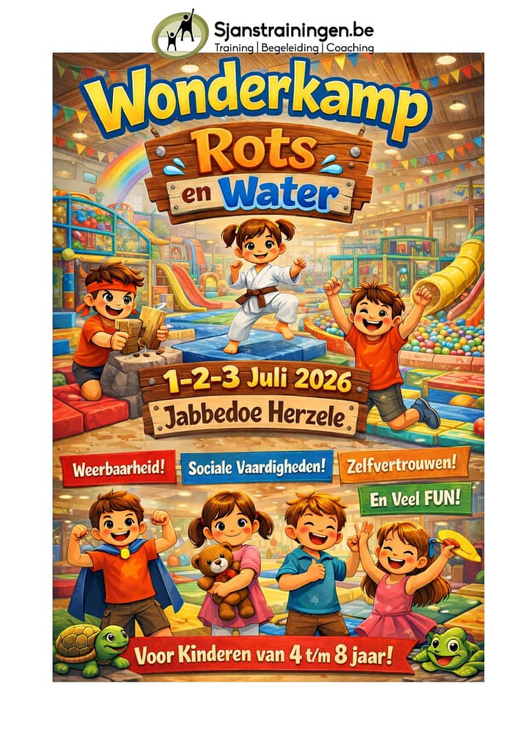 Voor kinderen van 4 tem 8 jaar. Inschrijven vanaf 1 januari 16u